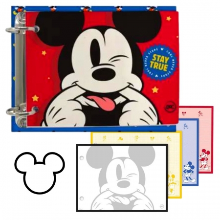 Porta Fichas Mini Mickey Mouse 80Fls - DAC