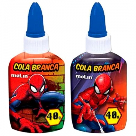 Cola Líquida Branca 40g Spider Man - Molin