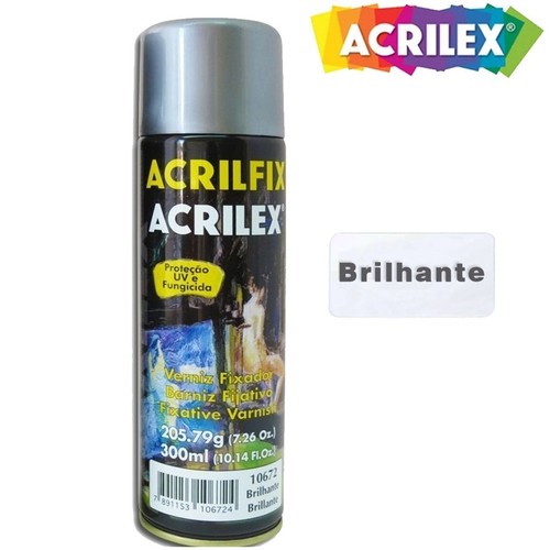 Verniz Fixador Brilhante Acrilfix 300ml - Acrilex
