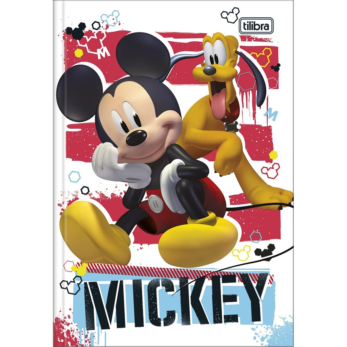 Caderno Brochura Capa Dura Mickey Mouse 80 Fls Tilibra