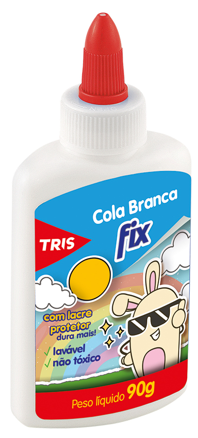 Cola Liquída Branca Fix 90g - Tris