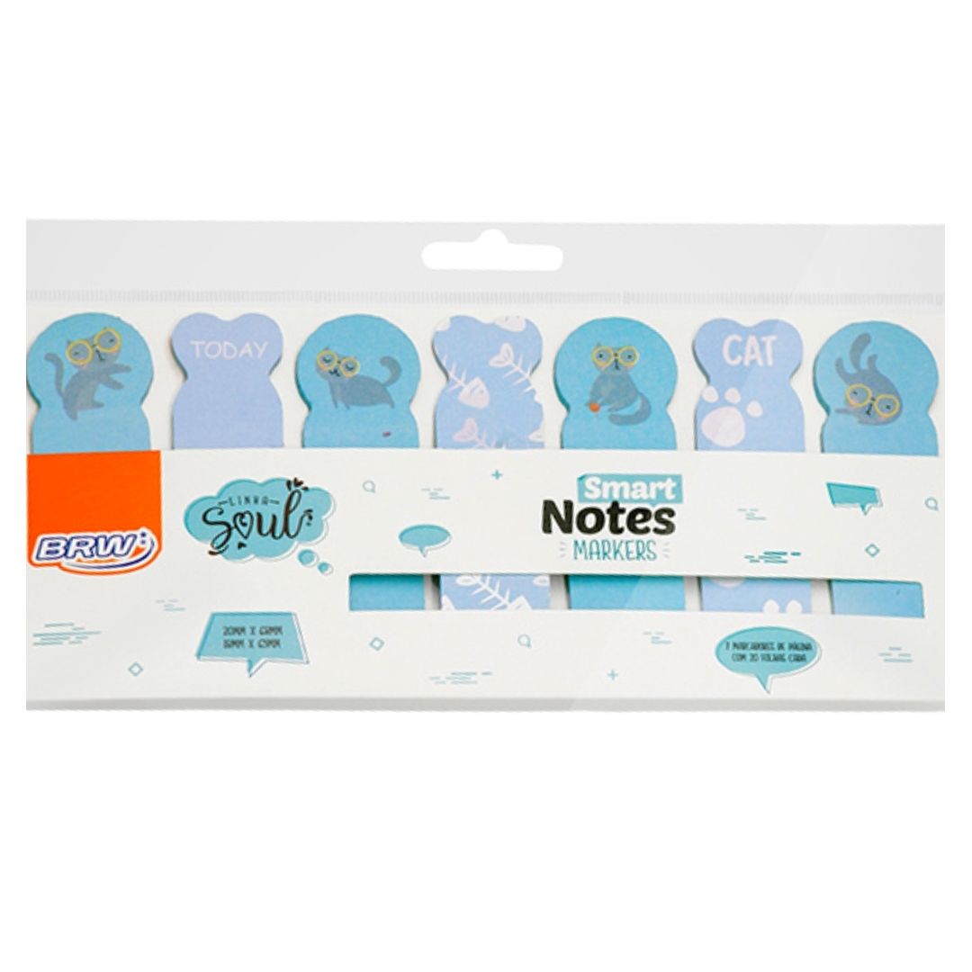 Marcadores Post-It Smart Notes Markers Azul - BRW