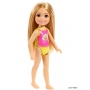 Boneca Barbie Club Chelsea Praia Maiô Concha - Mattel