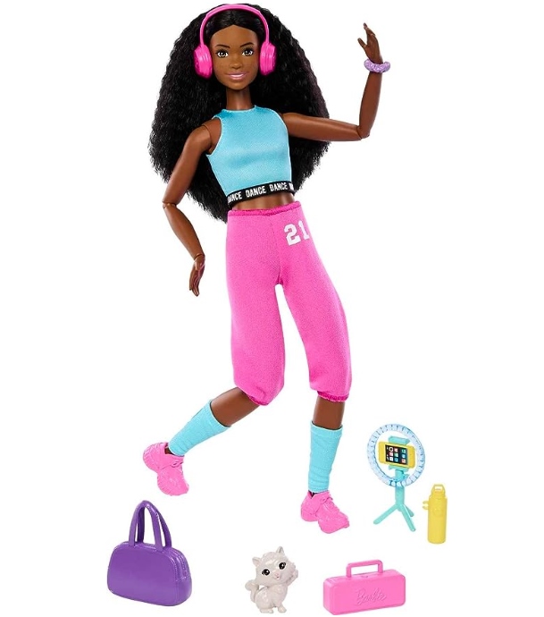 Boneca Barbie Brooklyn Street Dancer Gatinho e Acessórios HJY20 Mattel