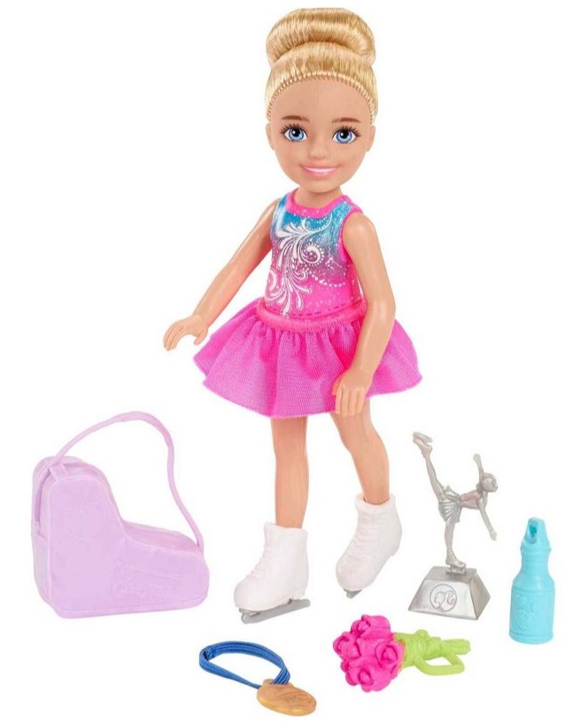 Boneca Barbie Chelsea Can Be Profissões Patinadora - Mattel