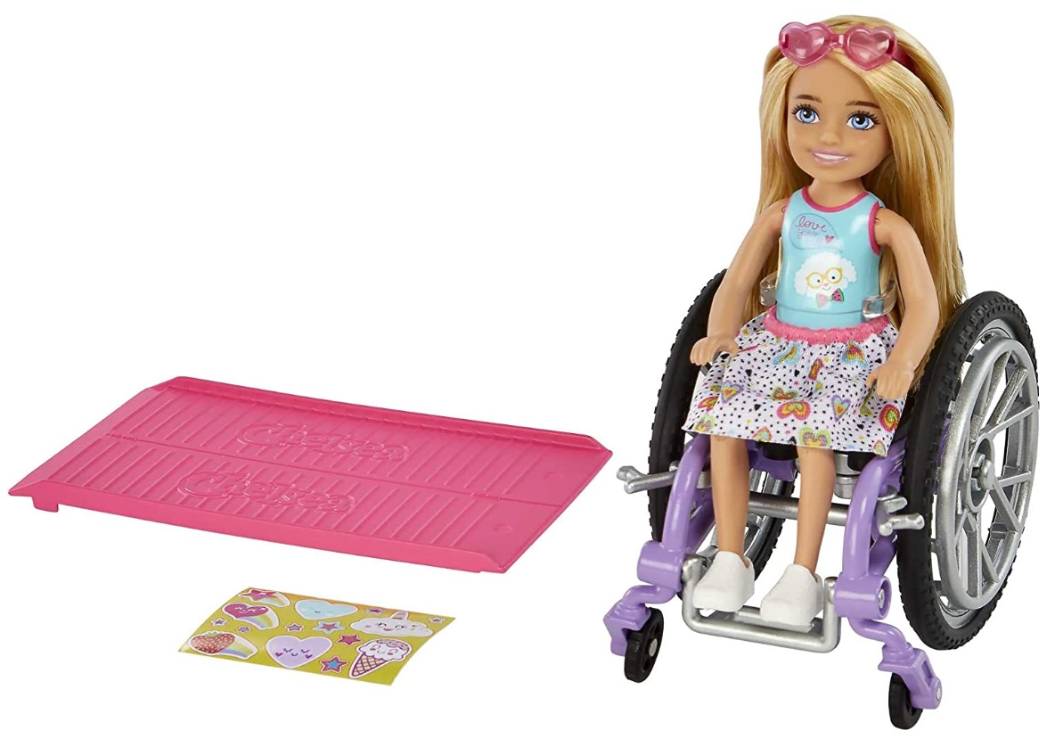 Boneca Barbie Chelsea Loira Cadeira de Rodas  - Mattel
