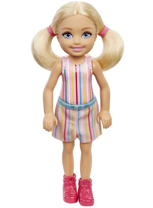 Boneca Barbie Chelsea Shorts Listrado - Mattel