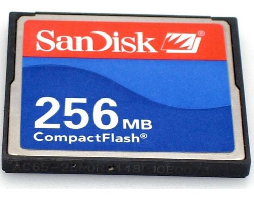 Compact Flash Sandisk 256mb Cartão De Memória Cf