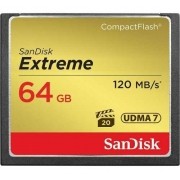 Compact Flash 64gb Sandisk Extreme 120mb 800x Cf Fullhd