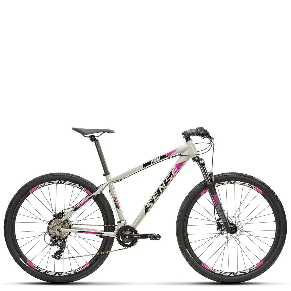 Bicicleta MTB Sense Fun COMP 2021/22 2X8V Roxa HIDRAULICO