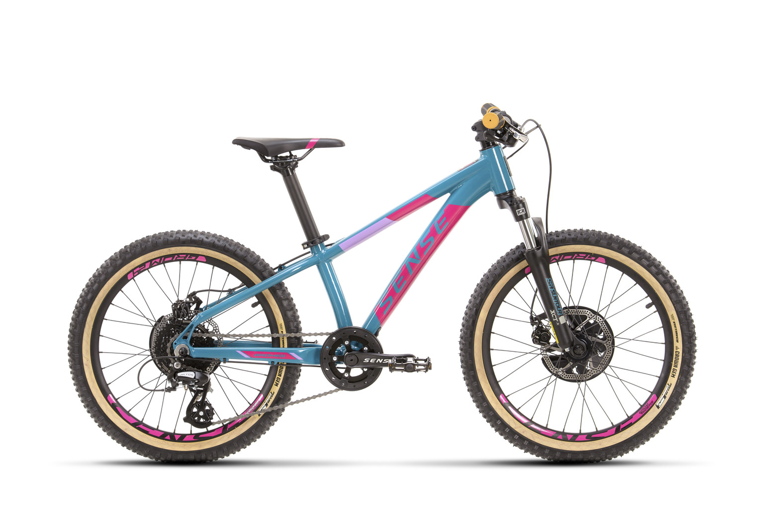 Bicicleta Sense  Aro 20 Grom 8v  Aqua/Rosa 2021/22