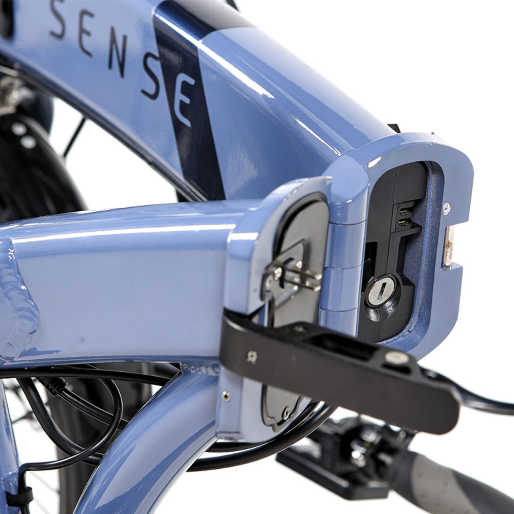 Bicicleta Sense Easy elétrica 2021 Cinza/azul Nexus 3v 250w