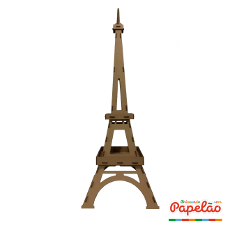 Torre Eiffel De Papelão
