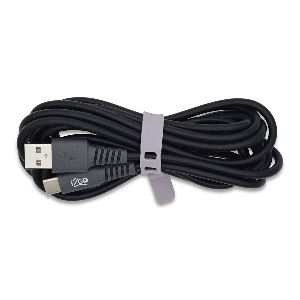 Cabo USB-C 3 METROS 2,4A PVC Flexível