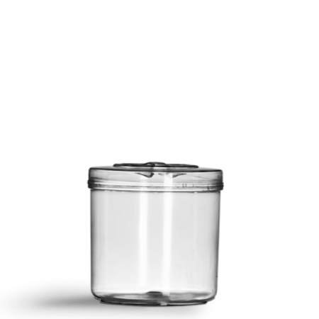 Pote Redondo em Acrílico Transparente 2,5 litros Bolivar 002