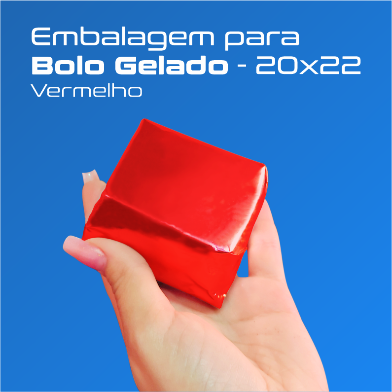 Papel Para Bolo Gelado - 20x22cm - 800 Und