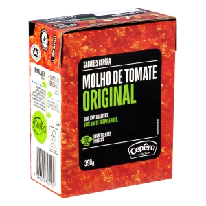 Molho de Tomate Original Sabores Cepêra 390g