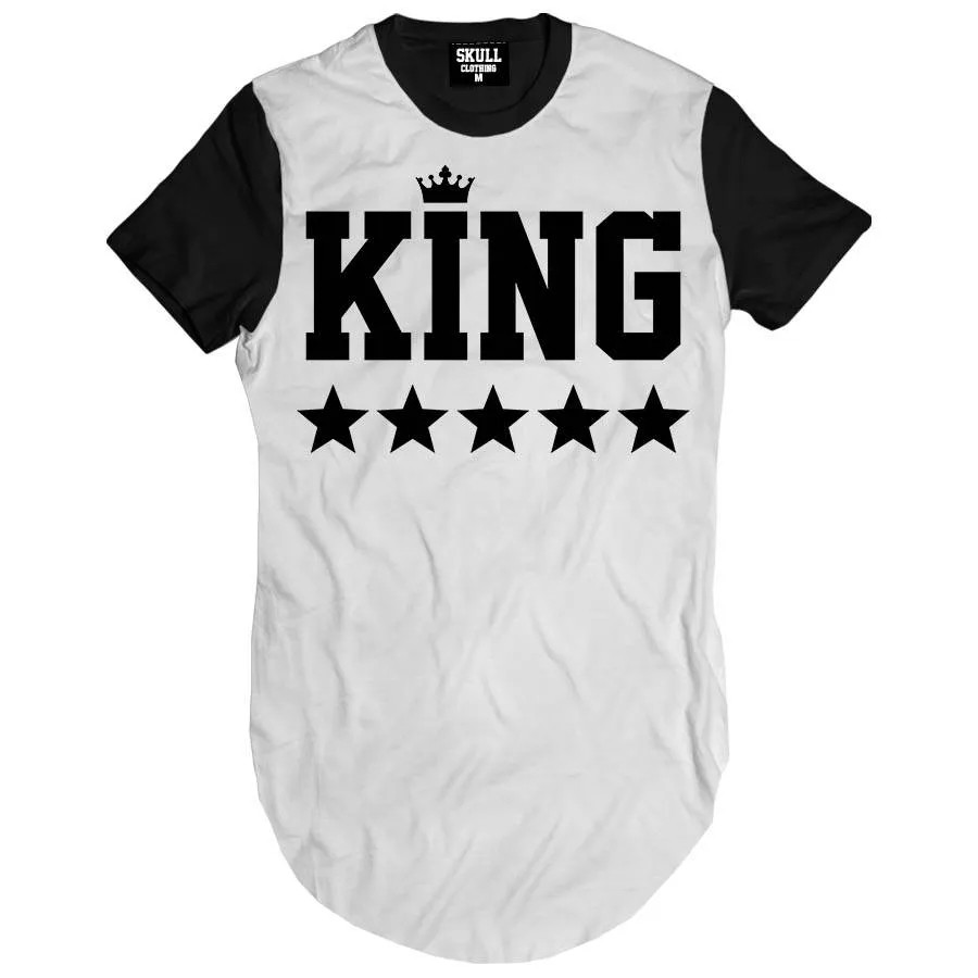 Camiseta Longline King Black