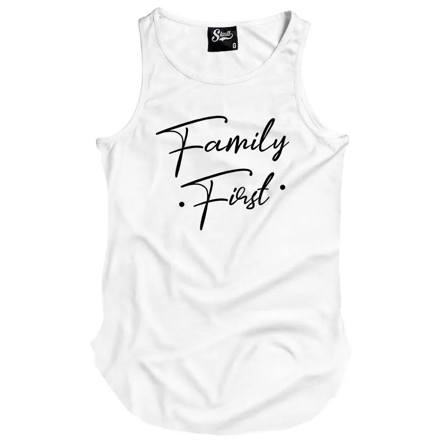 Camiseta Regata Longline Family First - OUTLET