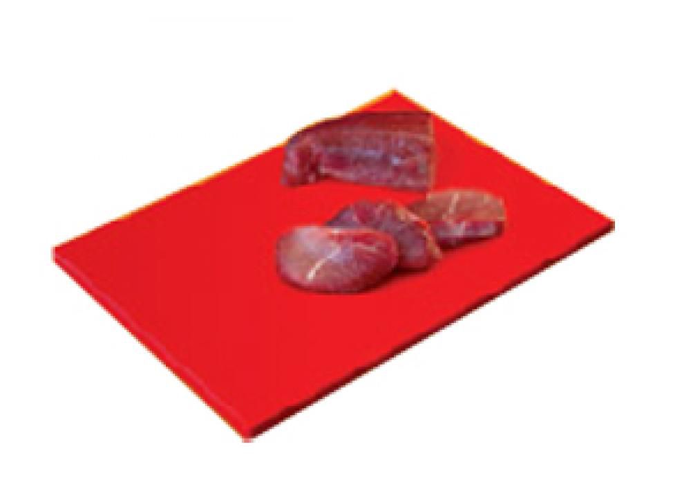 Placa de Polietileno Vermelha 40 x 50 x 1,5 cm - Kitplas - Foto 0