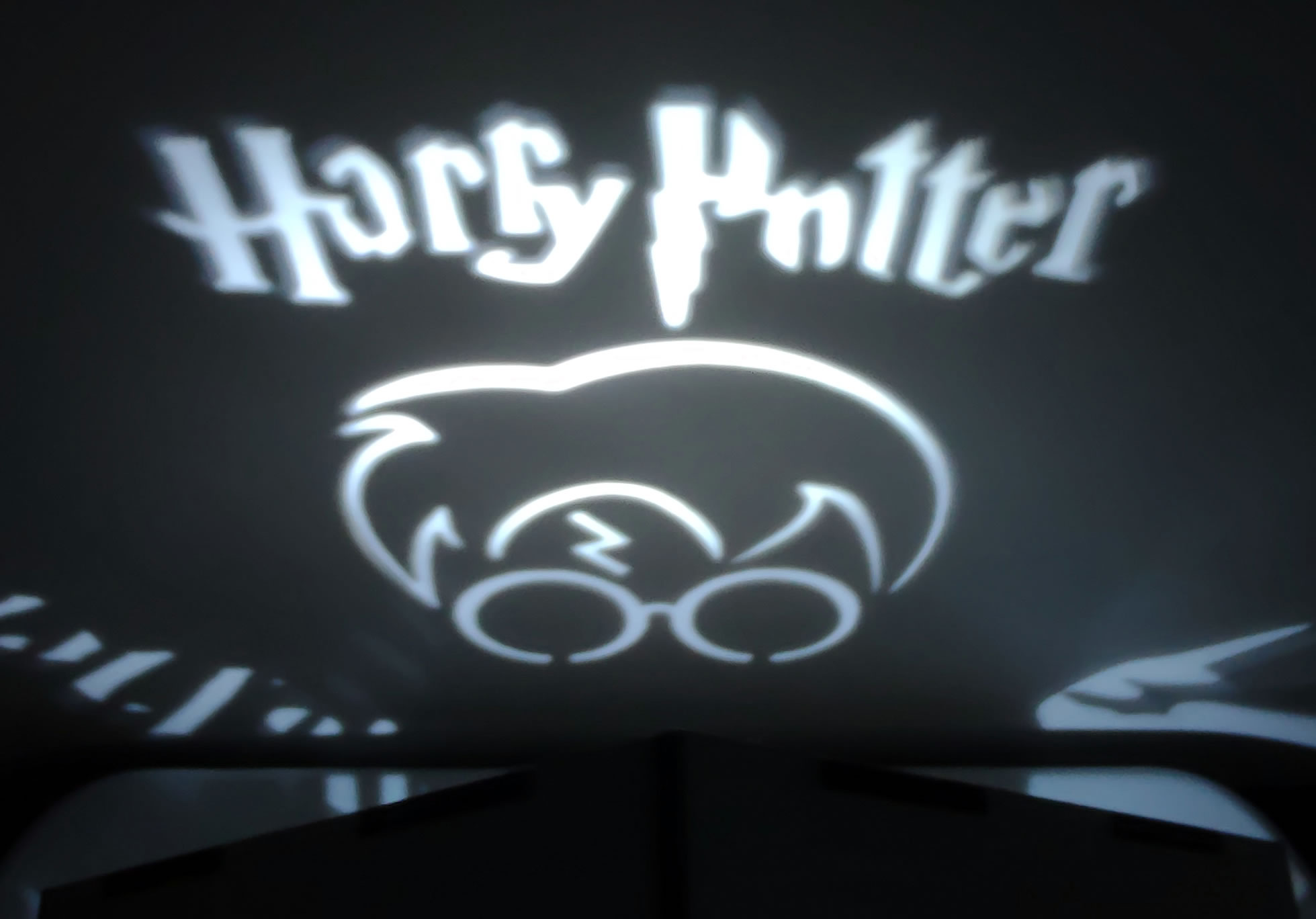 Luminária Cubo Led Harry Potter Branca