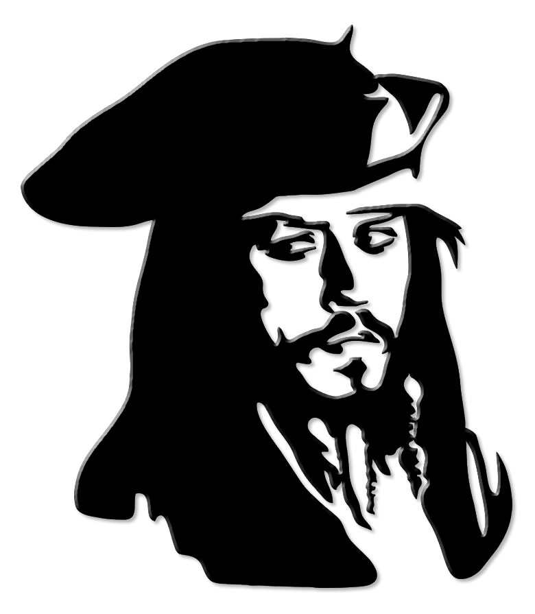Quadro Decorativo Capitão Jack Sparrow MOD2