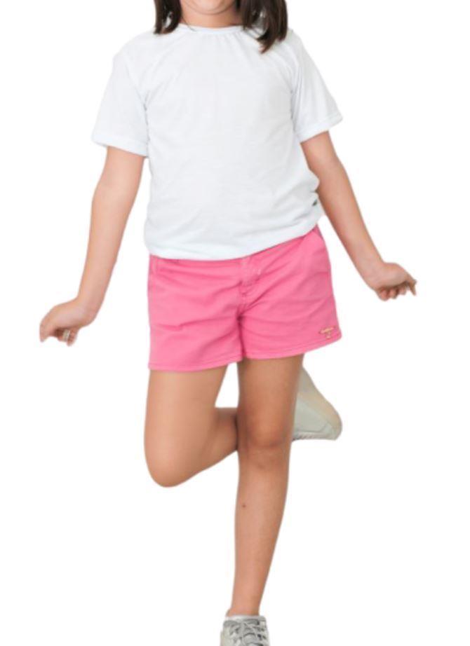 Camiseta Gola redonda manga curta infanto juvenil