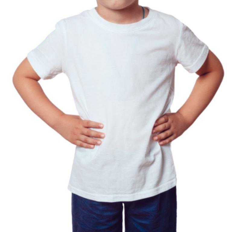 KIT 10 Camiseta Gola Redonda Infantil