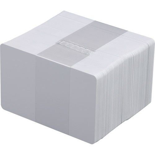 Cartão de PVC branco com 100 unidades