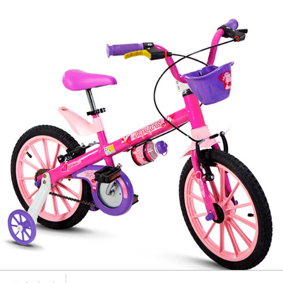 Bicicleta Infantil Nathor Top Girls Aro 16