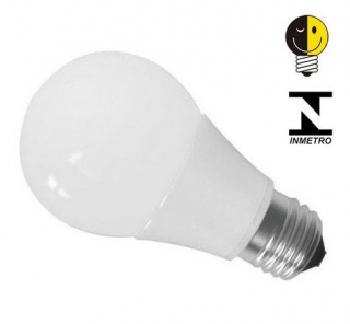 Lampada de LED Bulbo 5w e27 Branco Frio 6500k