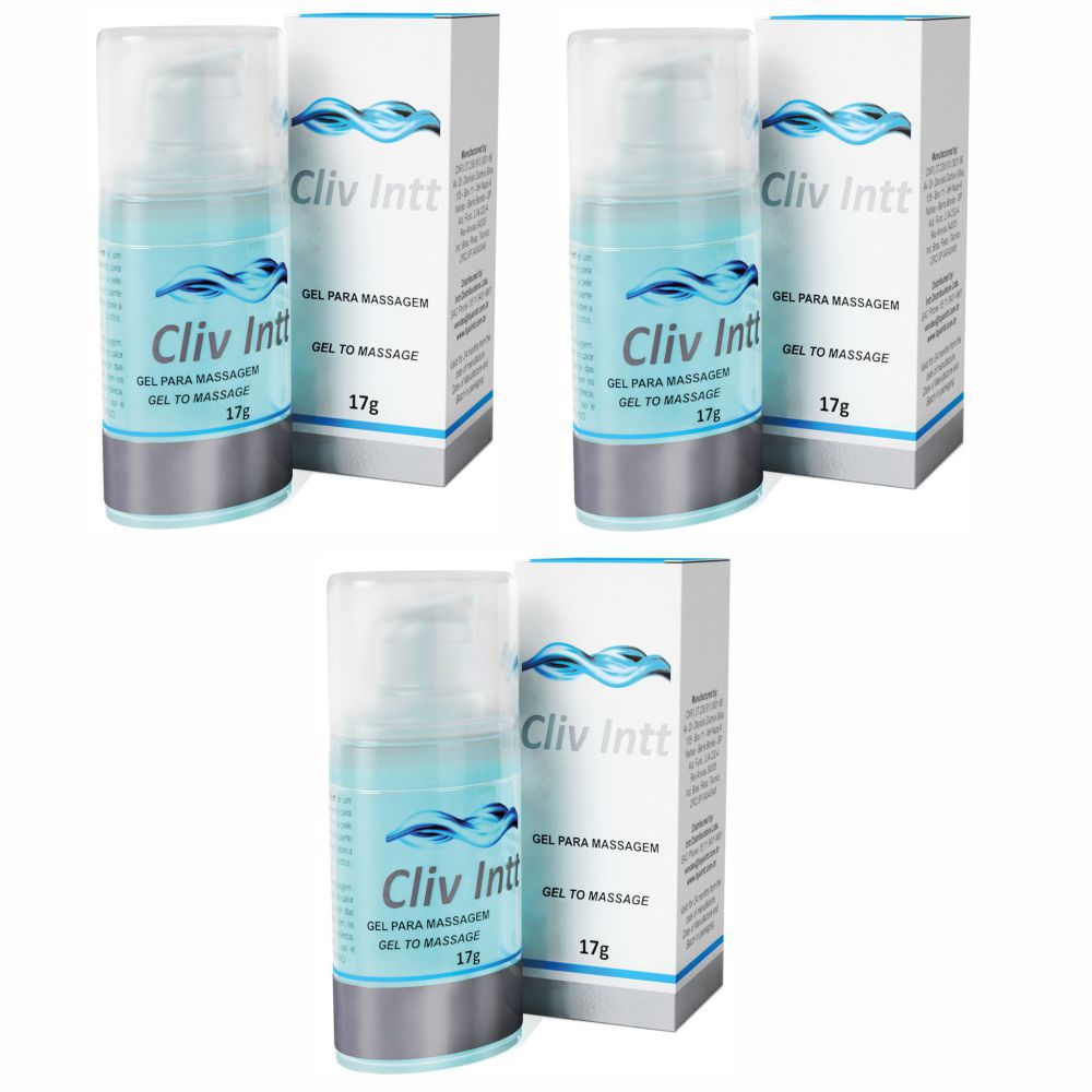 Cliv Intt Gel Dessensibilizante Extra Forte 17g - Intt - Kit 3 unidades