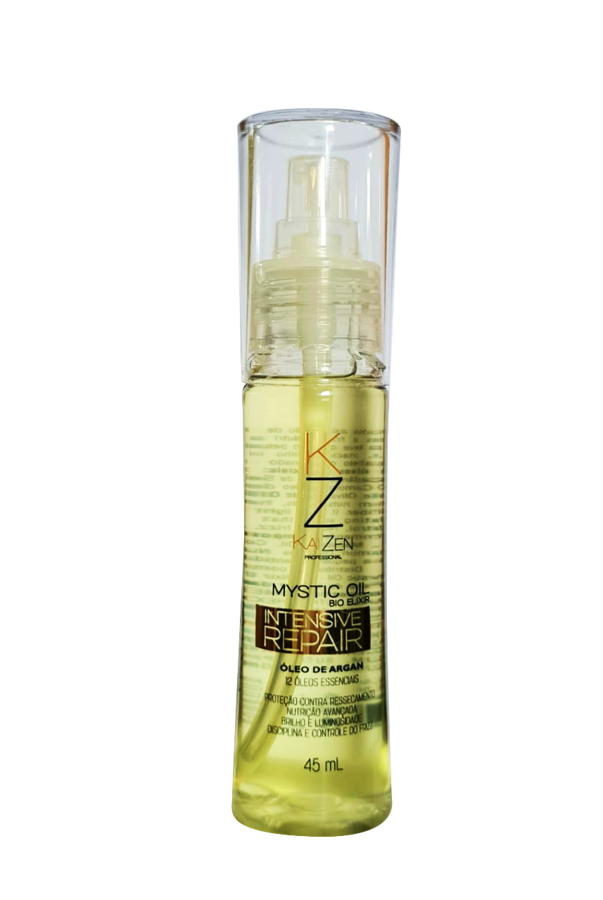 Óleo capilar de Argan Mystic Oil Bio Elixir Kaizen - Nutrição e Brilho para seus cabelos