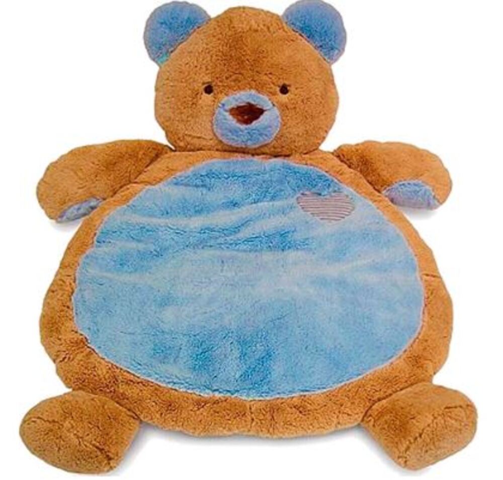 Tapete Infantil Pelúcia Urso Azul Color Baby  - Encanto Baby