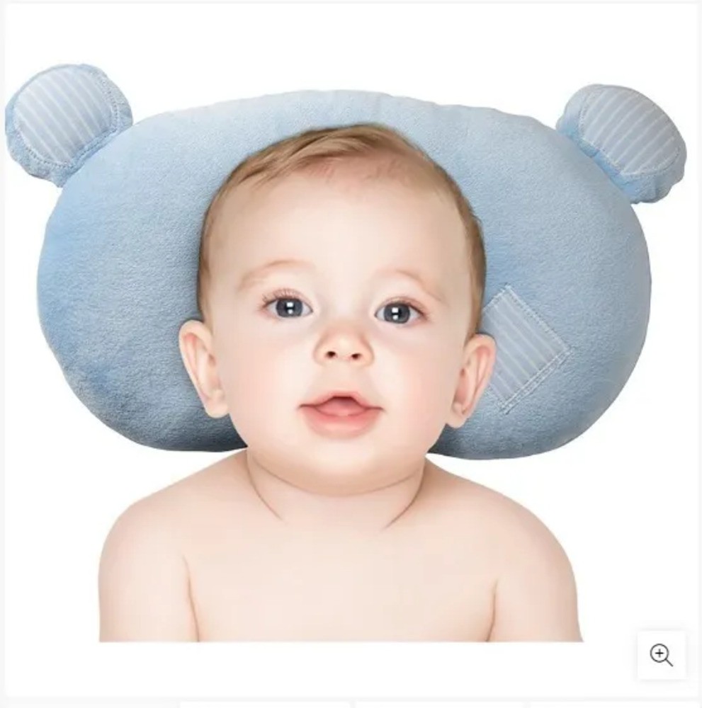 Travesseiro Para Bebês Ursinho Zip Toys Bege - Encanto Baby