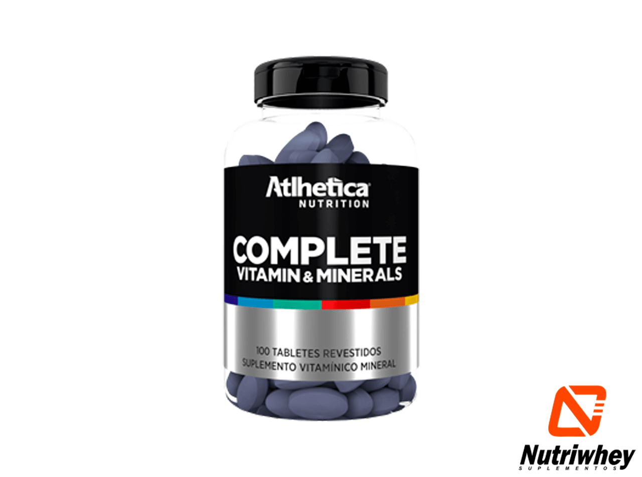 Complete Vitamin e Minerals | Atlhetica Nutrition | 100 Tablets