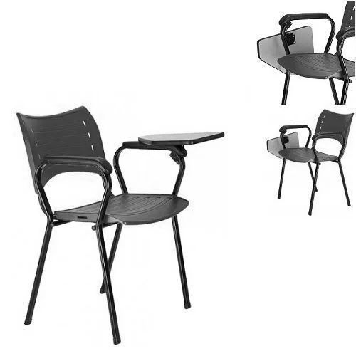 Cadeira Universitária ISO polipropileno com prancheta escamoteavel Frisokar