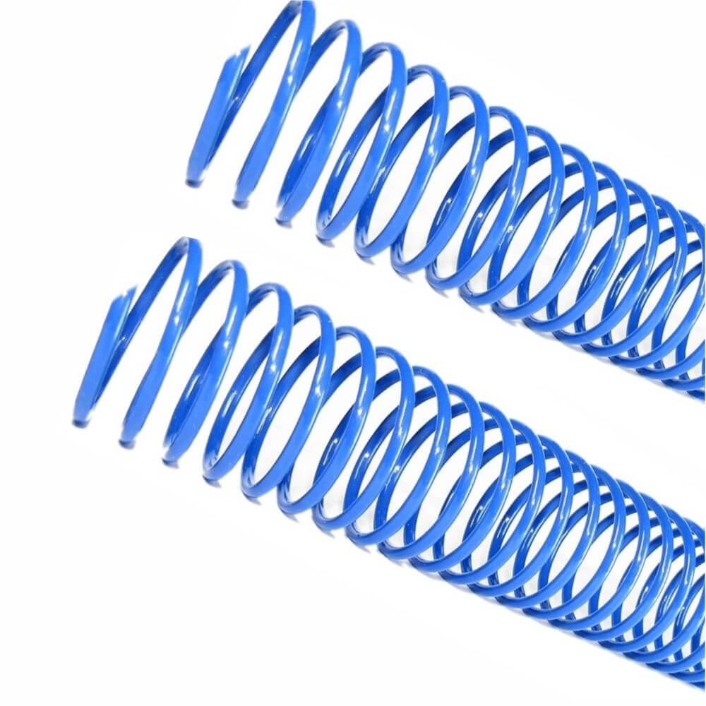 Espiral para Encadernação Azul 17 mm para 100 folhas 100un