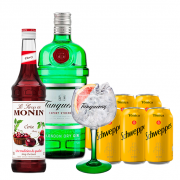 Drink in House - Tanqueray + Monin Cereja