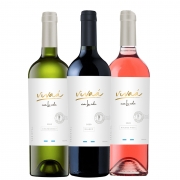 Kit de Vinhos Argetinos Vivvá Varietal  -  Malbec, Rose e Chardonnay