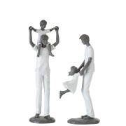 Estatua Pai e Filho 29cm Ass2