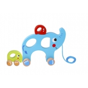 Família Elefante de Puxar - Tooky Toys