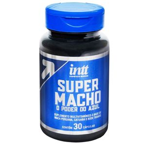 Super Macho Suplemento O Poder Do Azul 30 Capsulas- INTT