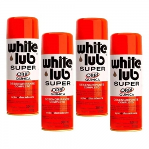 Caixa 24 Unidades Desengripante White Lub Super Spray 300ml