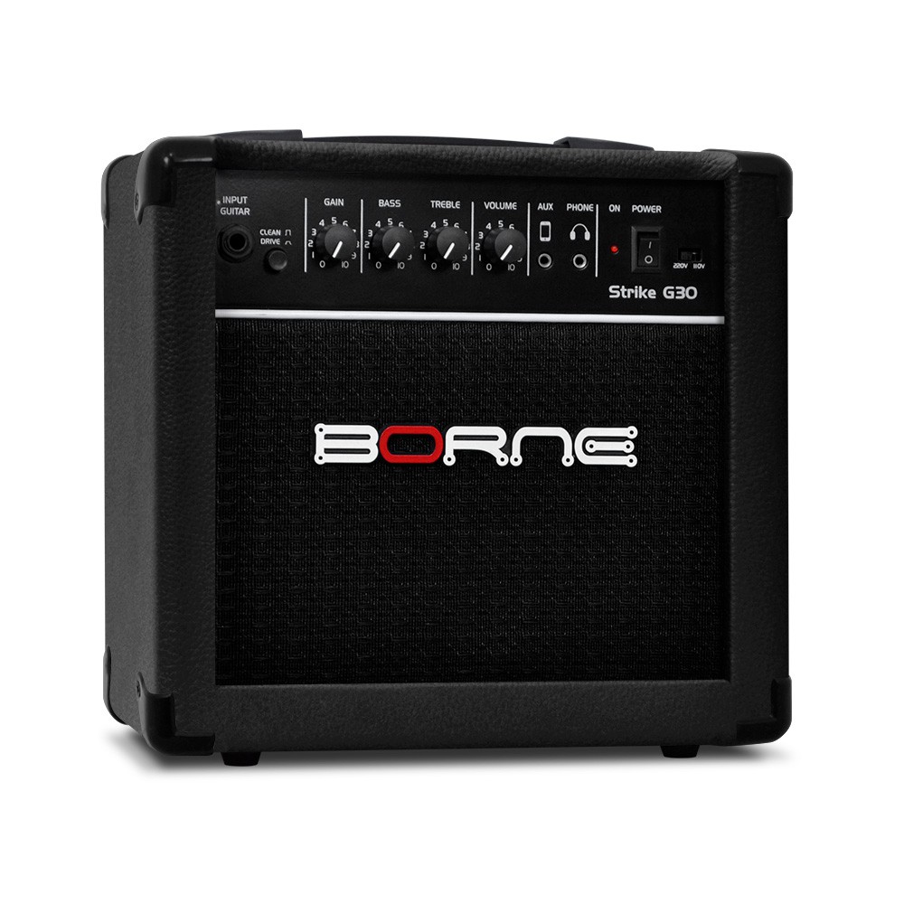 Amplificador Cubo para Guitarra Strike g30 15w - Preto Borne