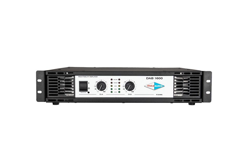 Amplificador de Potencia DAB1600 1600w Mea Audio