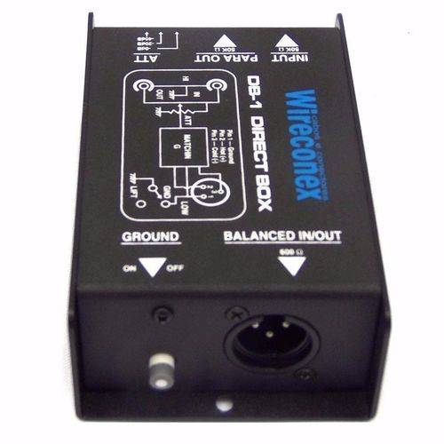 Kit 3 Direct Box WDI600 Casador de impedância Passivo Wireconex