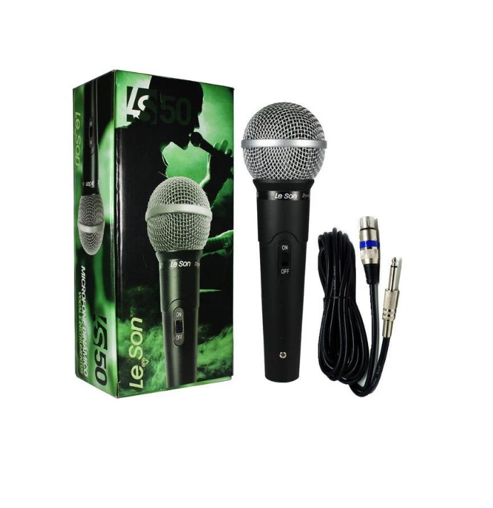 Microfone de Mão LS50 Preto Leson