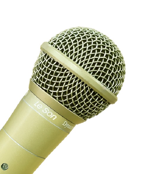 Microfone de Mão SM58 P4 Champanhe Leson
