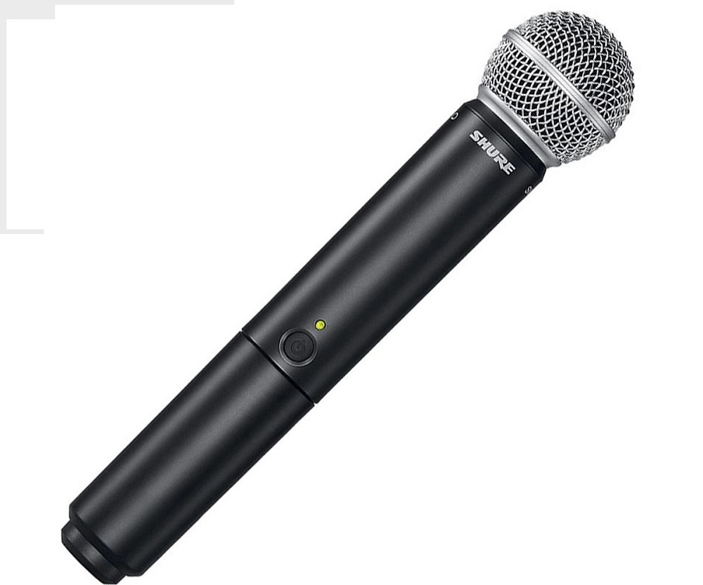 Microfone Sem Fio BLX24BR/SM58 UHF de mão - Shure